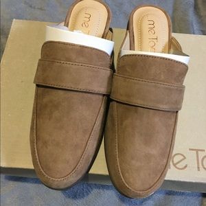 Me too suede chestnut shoes